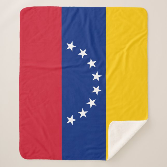 Manta Sherpa Bandera de Venezuela (Anverso)