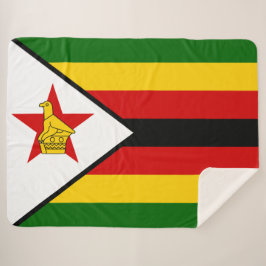 Manta Sherpa Bandera de Zimbabue