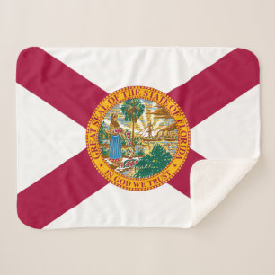 Manta Sherpa Bandera del estado de Florida