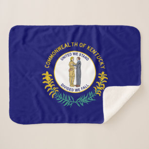 Manta Sherpa Bandera del estado de Kentucky