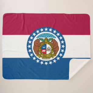Manta Sherpa Bandera del Estado de Misuri