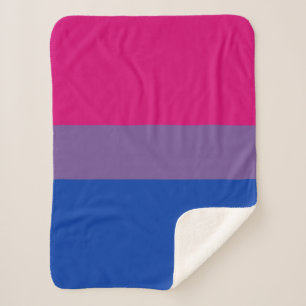 Manta Sherpa Bandera del Orgullo Bisexual