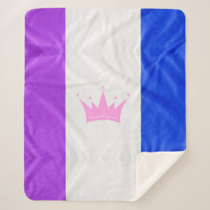 Manta Sherpa bandera del orgullo de la cultura drag de Slippery