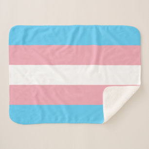 Manta Sherpa Bandera del Orgullo Transgénero