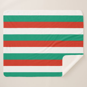 Manta Sherpa Bandera del Sherpa Patriótico con bandera de Bulga