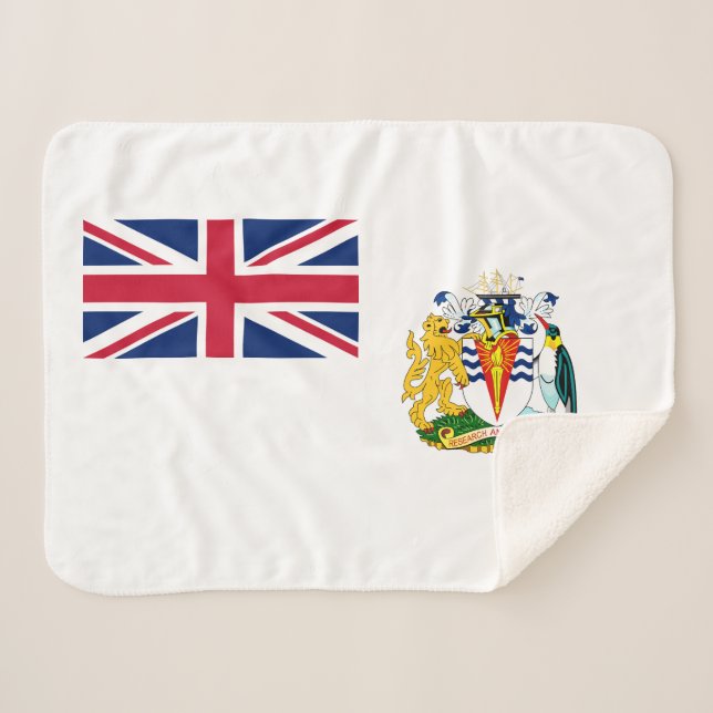 Manta Sherpa Bandera del Territorio Antártico Británico (Anverso (horizontal))
