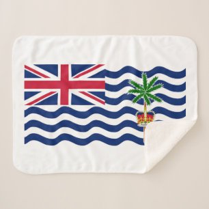 Manta Sherpa Bandera del Territorio del Océano Índico Británico