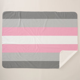 Manta Sherpa Bandera Demigirl (Orgullo Demi Chica) (Identidad d
