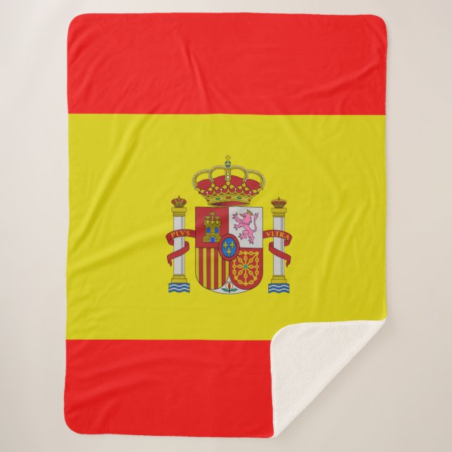 Manta Sherpa Bandera española (Anverso)