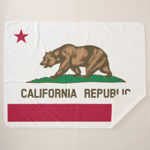 Manta Sherpa Bandera estatal de California