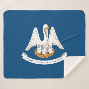 Manta Sherpa Bandera Estatal de Luisiana