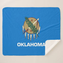 Manta Sherpa Bandera estatal de Oklahoma
