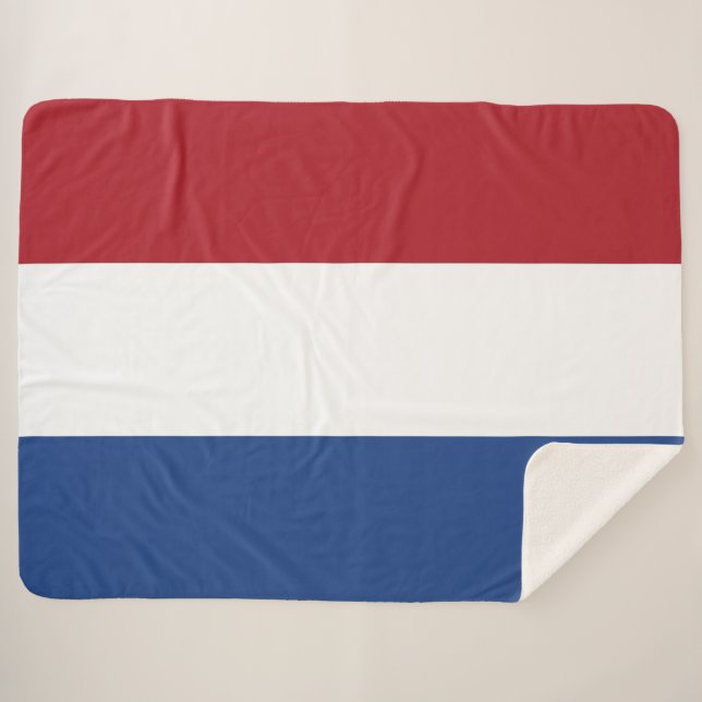Manta Sherpa Bandera holandesa (Anverso (horizontal))