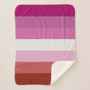 Manta Sherpa Bandera lesbiana
