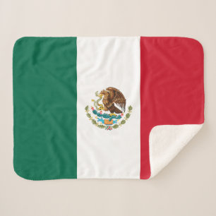 Manta Sherpa Bandera Mexicana