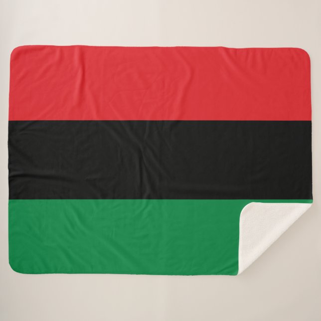 Manta Sherpa Bandera panafricana (Anverso (horizontal))