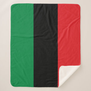 Manta Sherpa Bandera Panafricana de la UNIA