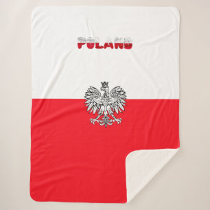 Manta Sherpa Bandera polaca