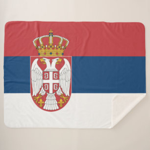Manta Sherpa Bandera serbia
