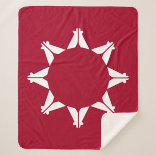 Manta Sherpa Bandera sioux de Oglala Lakota