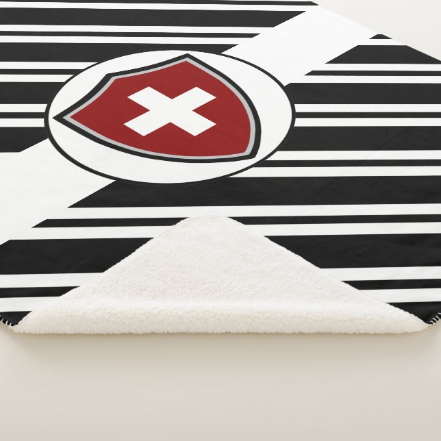 Manta Sherpa Bandera suiza Sherpa Blanket (3/4)