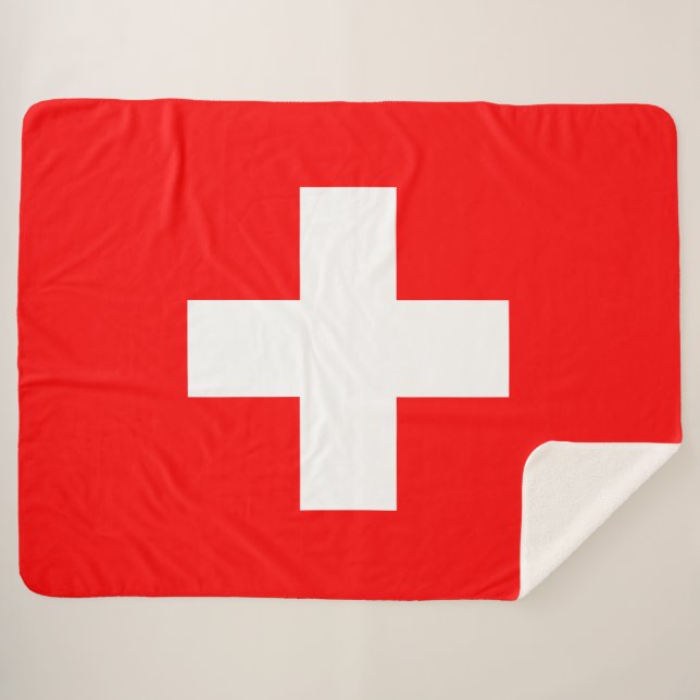 Manta Sherpa Bandera suiza (Suiza) (Anverso (horizontal))