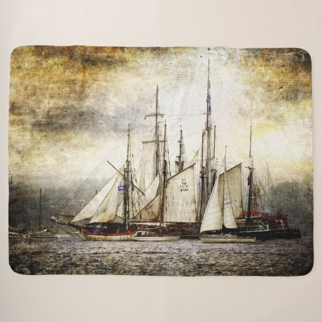 MANTA SHERPA BARCOS DE ALTA (Anverso (horizontal))