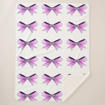 Barcos rosados Sherpa Blanket