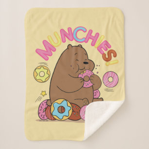 Manta Sherpa ¡Bare Bears - Grizz Donut Munchies!