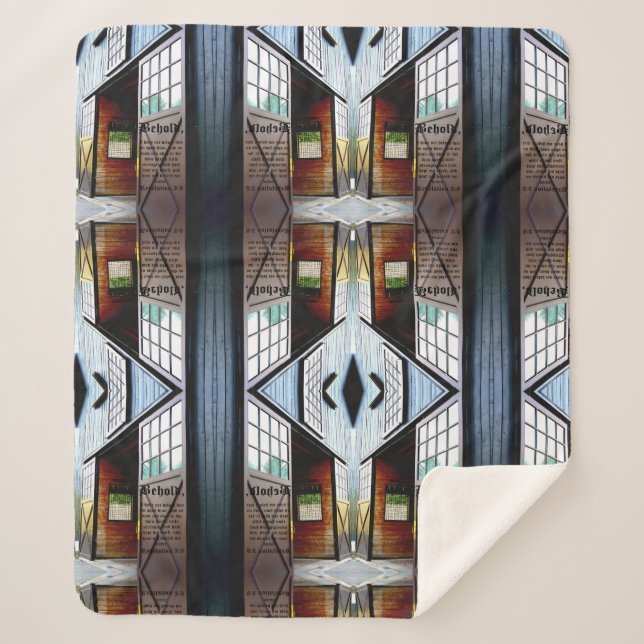 Manta Sherpa Barn Door Perspective, Revelation 3:8 (Anverso)
