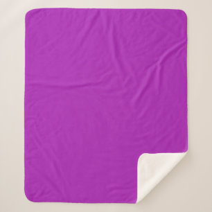 Manta Sherpa Barney (color sólido)