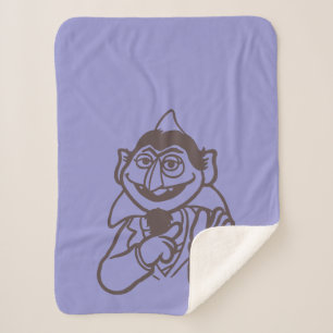 Manta Sherpa Barrio Sésamo   Count von Count