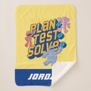 Manta Sherpa Barrio Sésamo Edificios Mecha Añadir nombre