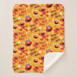 Manta Sherpa Barrio Sésamo   Elmo Ha! ¡Ja! ¡Ja! Diseño