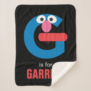 Manta Sherpa Barrio Sésamo   G es para Grover