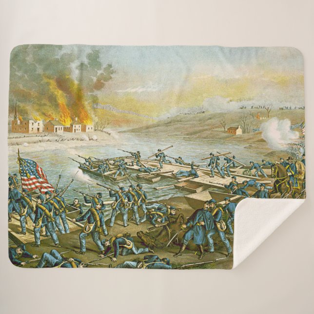 MANTA SHERPA BATALLA DE FREDERICKSBURG 1862 (Anverso (horizontal))