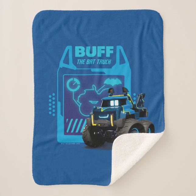 Manta Sherpa Batlleras™ Buff - El Camión de Murciélago (Anverso)