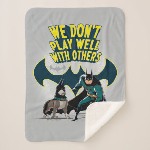 Manta Sherpa Batman y Ace - No jugamos bien con otros