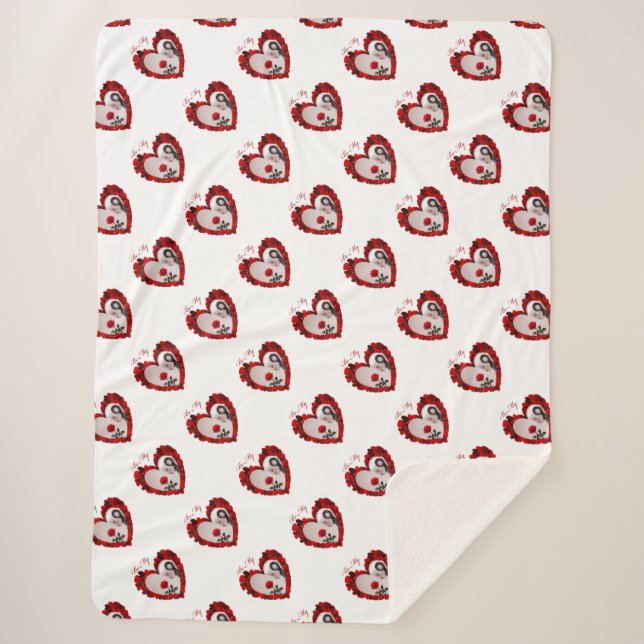 Manta Sherpa Be My Valentine ❤️ (Anverso)