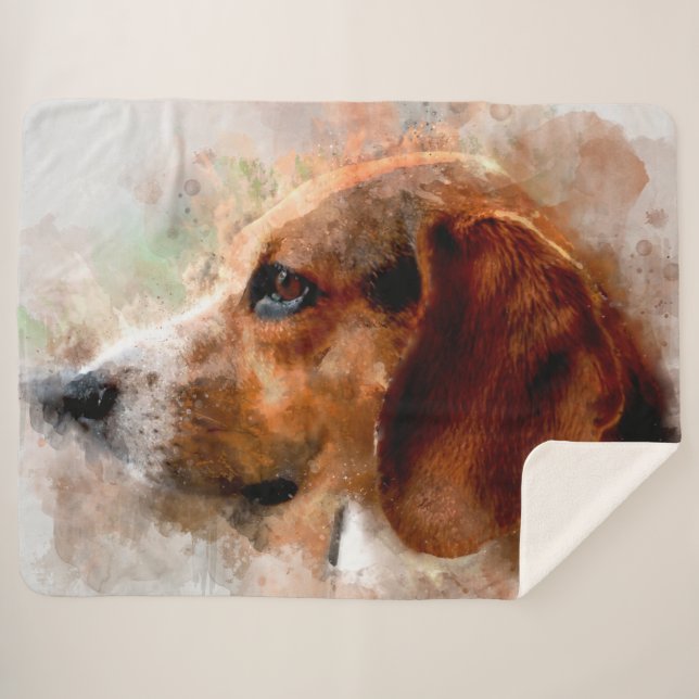 Manta Sherpa Beagle (Anverso (horizontal))