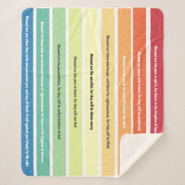 Manta Sherpa Beatitudes Sherpa Blanket