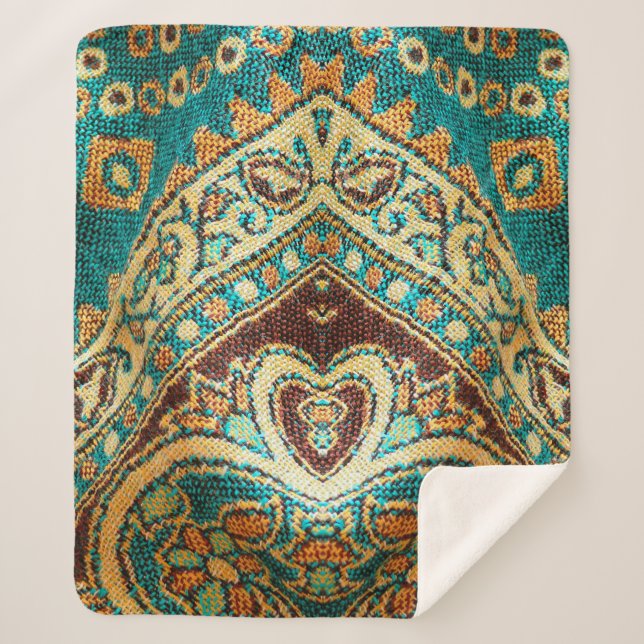 Manta Sherpa Beautiful, arab, arabic, arabian, arabesque fabric (Anverso)