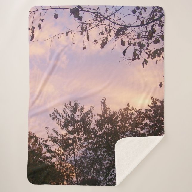 Manta Sherpa Beauty of the Dusk Sherpa Blanket (Anverso)
