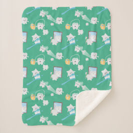 Manta Sherpa Bebé Adorable Teeth Dental Office Dentista