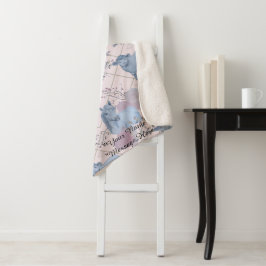 Manta Sherpa Bebé de arte Woodland