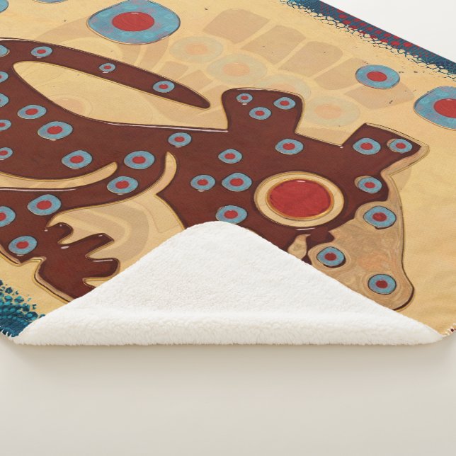 Manta Sherpa Bebé maya Jaguar (3/4)