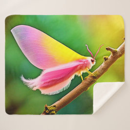 Manta Sherpa Belleza del ala arco iris