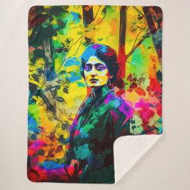 Manta Sherpa Belleza vibrante