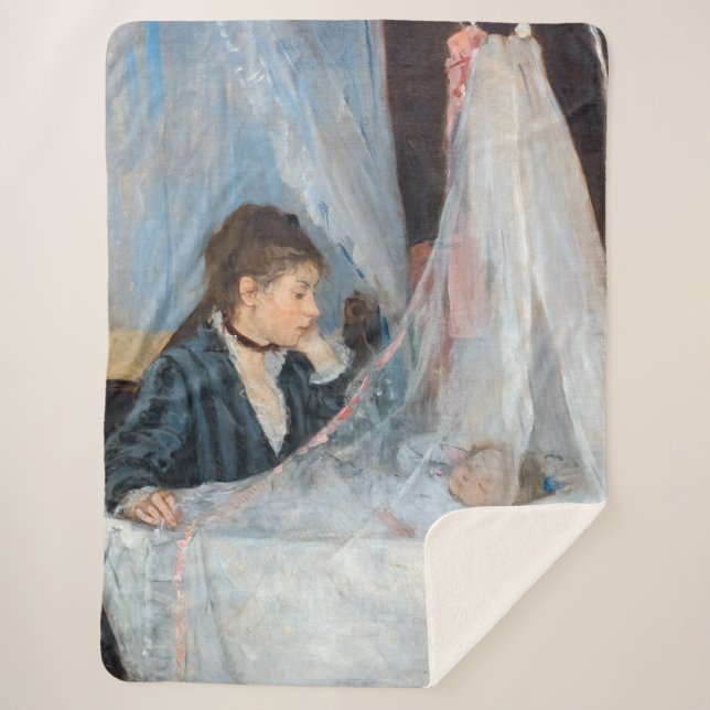 Manta Sherpa Berthe Morisot - La cuna (Anverso)