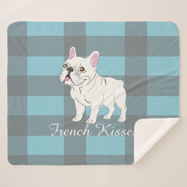 Manta Sherpa Besos Franceses (Anverso (horizontal))